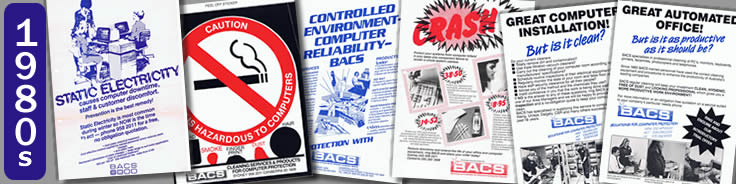 BACS historical flyers 1980s