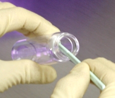 swab sampling step 1
