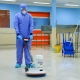 Scrub-washing floor in cleanroom widget