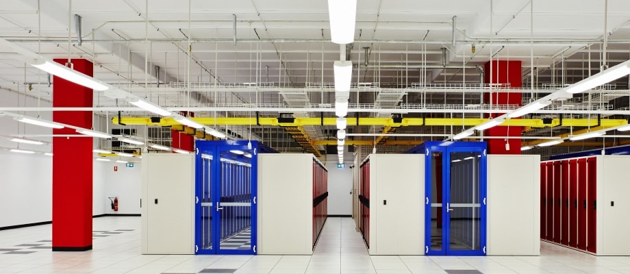 NEXTDC P1 data centre rack