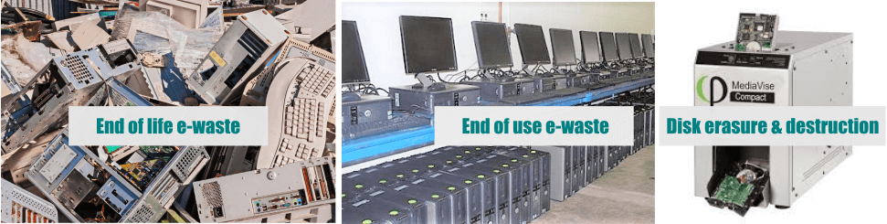 Ewaste and data management solutions
