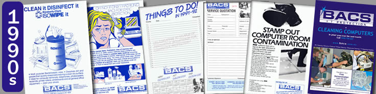 BACS historical flyers 1990s