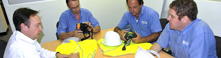 BACS Service Technicians in WH&S training