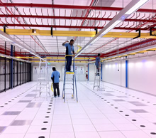 High-rise fixture cleaning