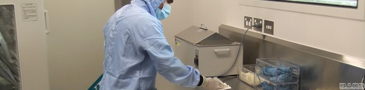 BACS Cleanroom routine cleaning