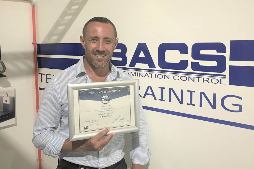 David Pinson Data Centre Technician Certification