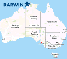 Map of Australia