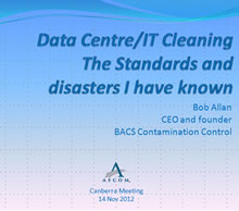 Data centre title page