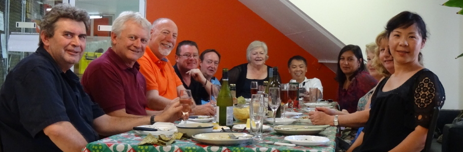 Chris K at BACS Christmas lunch 2013