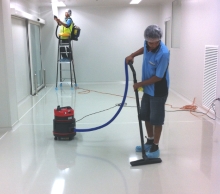cleanroom post-construction cleaning