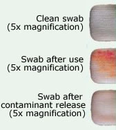 Swab sampling results