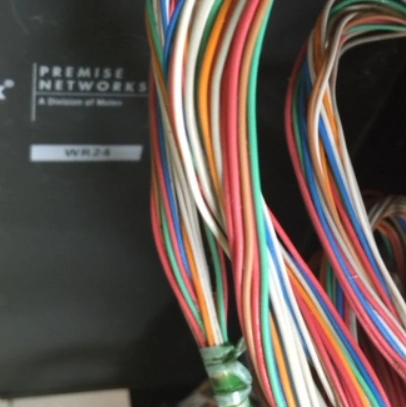 Clean server rack after professional cleaning
