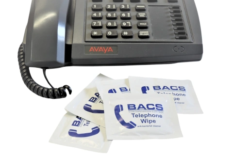 BACSWIPES Alcohol Disinfecting Telephone Wipes 1000 Sachets