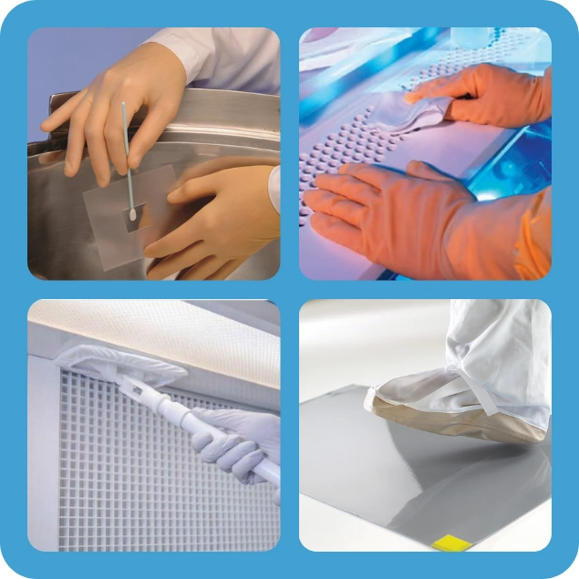consumables for cleanrooms and laboratories