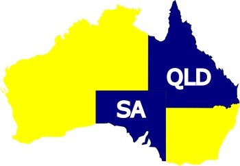 WA & QLD states