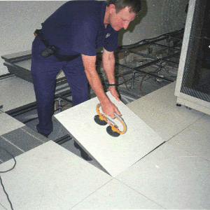 floor tile lifter in data centres